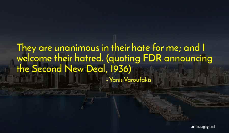 Second New Deal Quotes By Yanis Varoufakis