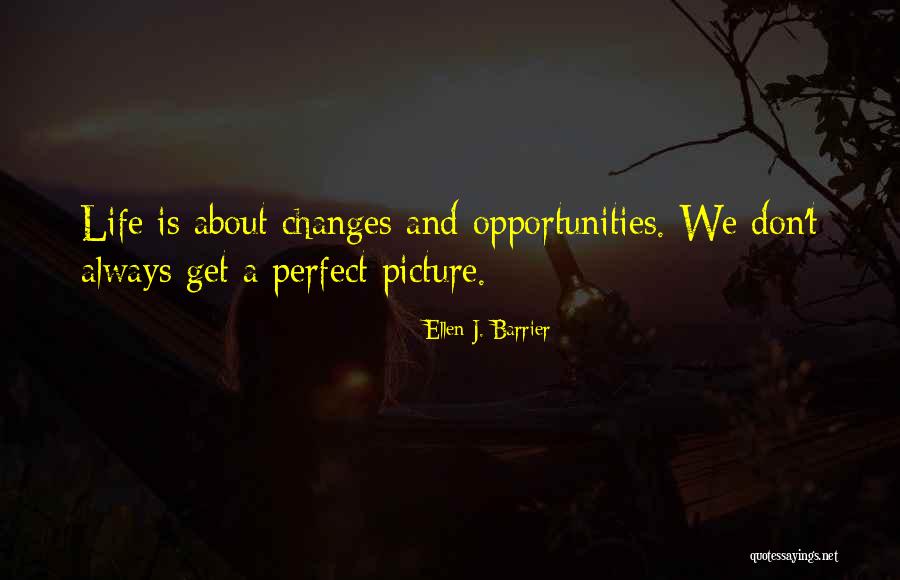 Second Opportunities Quotes By Ellen J. Barrier