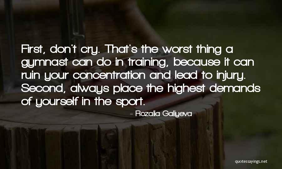 Second Place Sports Quotes By Rozalia Galiyeva