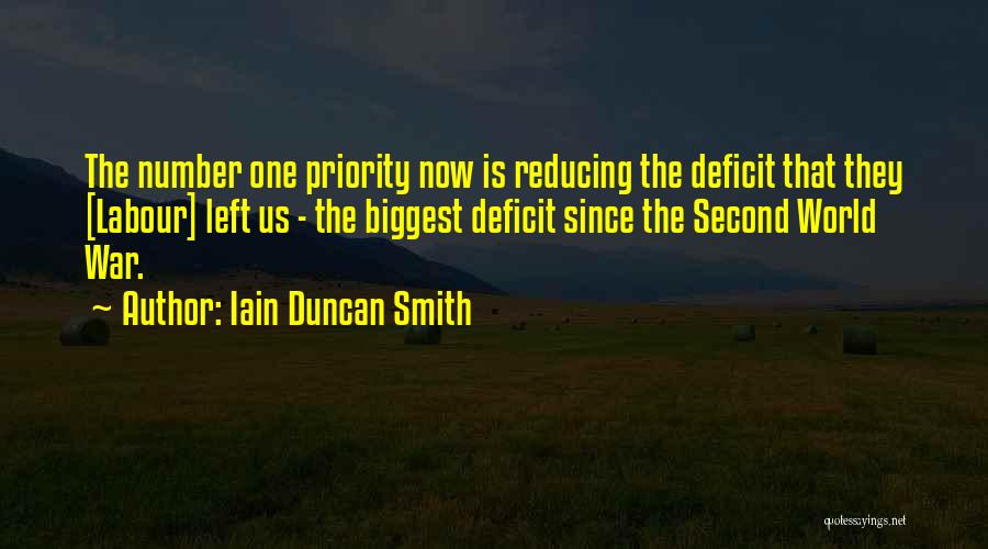 Second Priority Quotes By Iain Duncan Smith