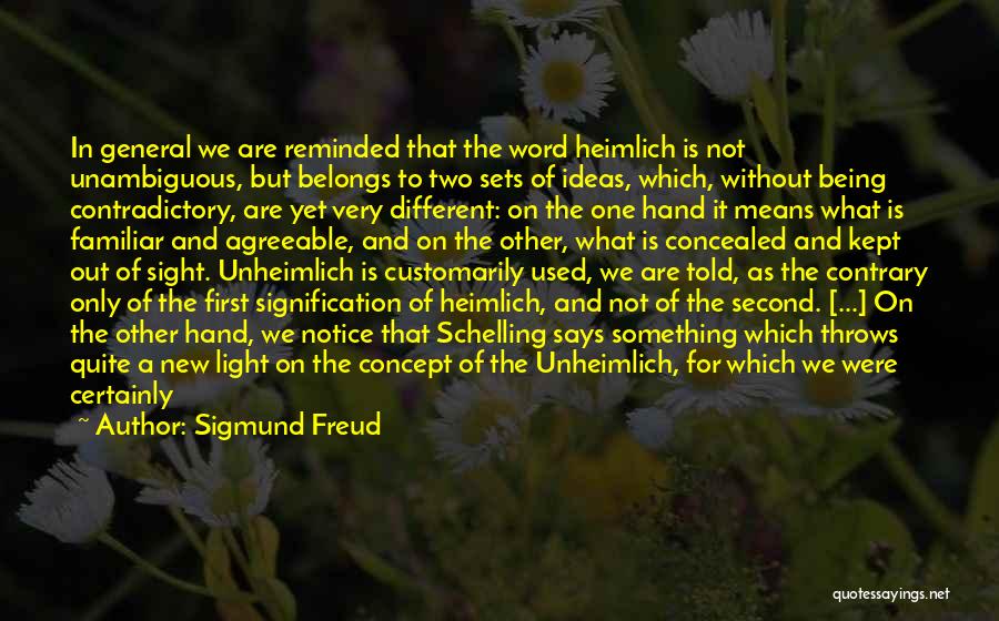 Second Sight Quotes By Sigmund Freud