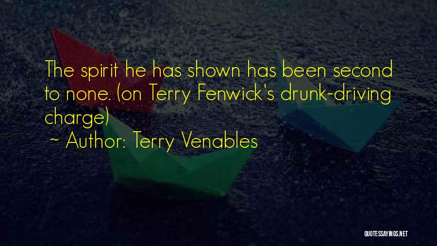 Second To None Quotes By Terry Venables