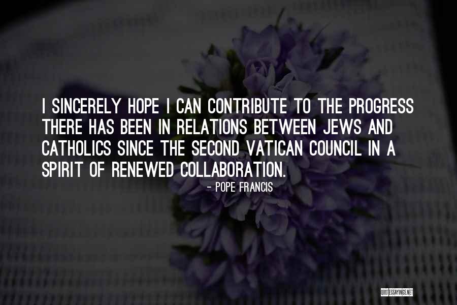 Second Vatican Council Quotes By Pope Francis Second Vatican Council Quotes By Pope Francis