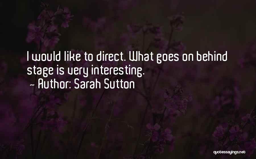 Secondaire Duval Quotes By Sarah Sutton