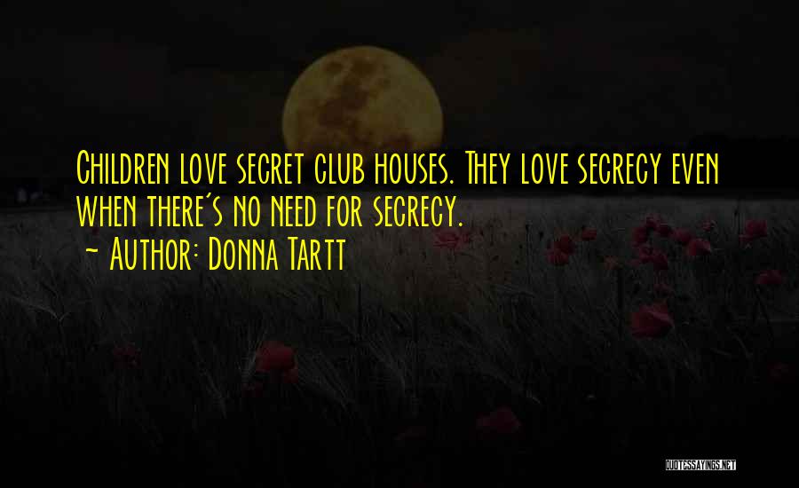 Secrecy Love Quotes By Donna Tartt