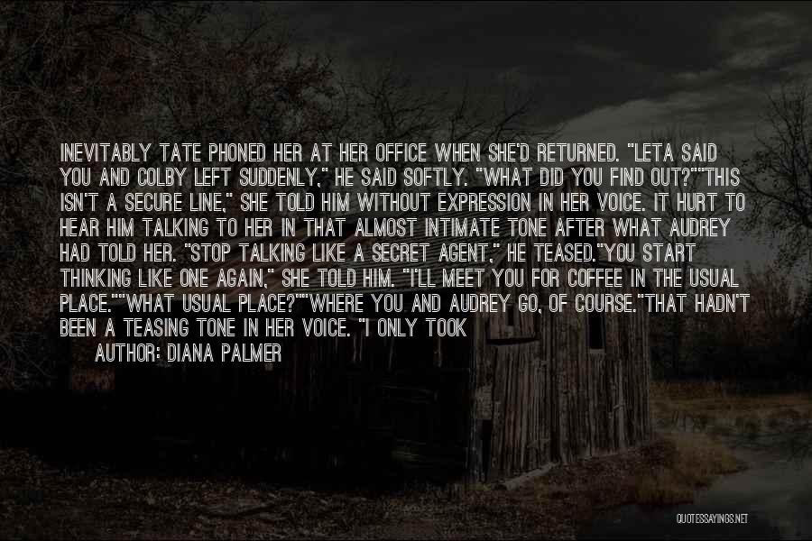 Secret Agent Quotes By Diana Palmer