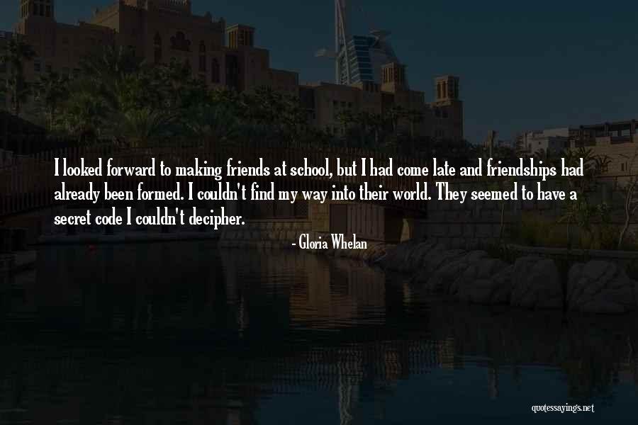 Secret Code Quotes By Gloria Whelan Secret Code Quotes By Gloria Whelan