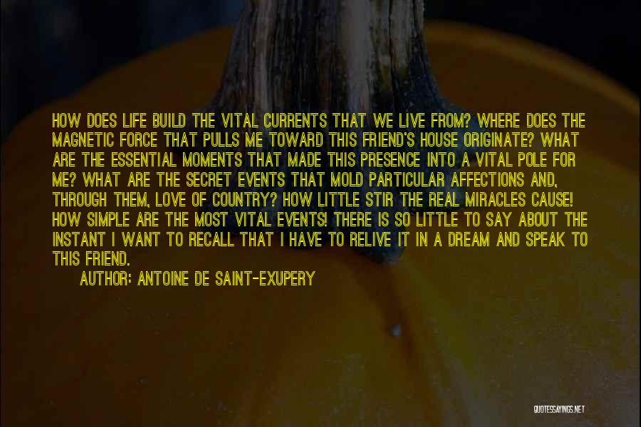 Secret Friend Quotes By Antoine De Saint-Exupery