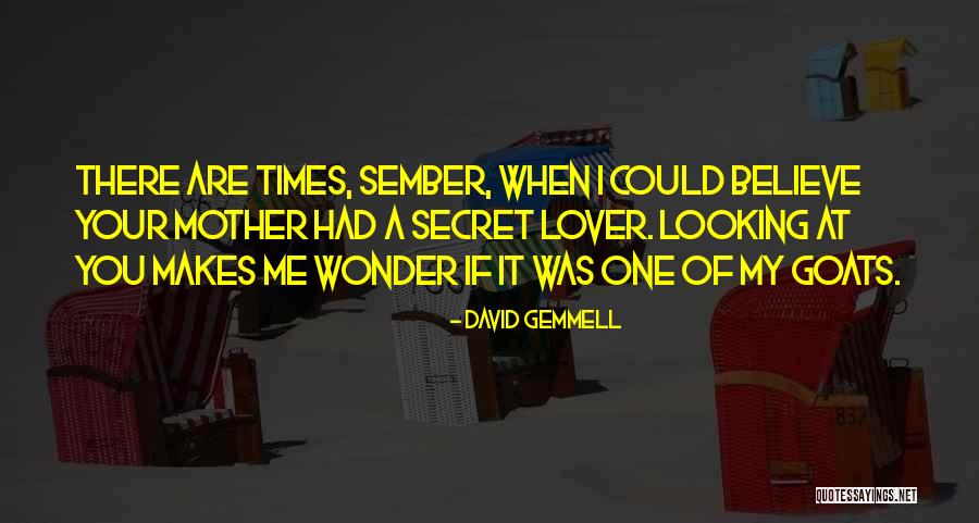 Secret Lover Quotes By David Gemmell