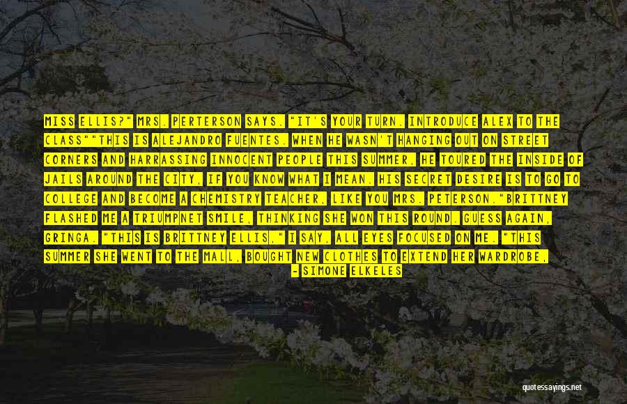 Secret Money Quotes By Simone Elkeles Secret Money Quotes By Simone Elkeles