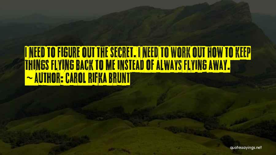 Secret Of Friendship Quotes By Carol Rifka Brunt