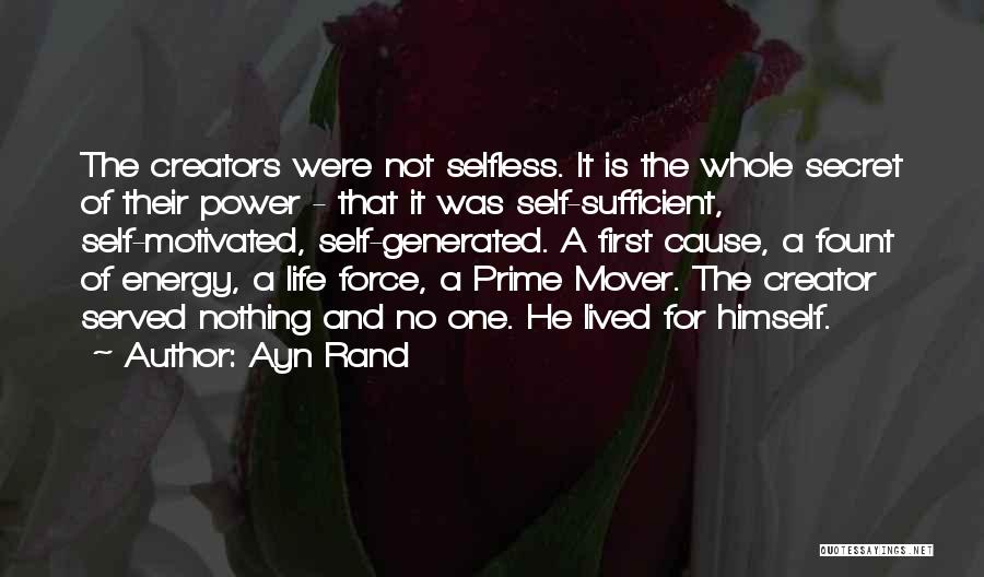 Secret Of Power Quotes By Ayn Rand