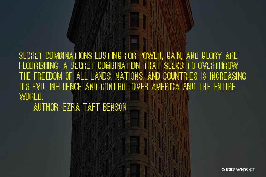 Secret Of Power Quotes By Ezra Taft Benson