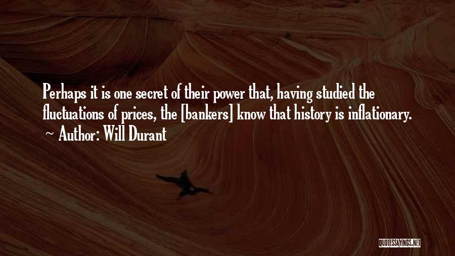 Secret Of Power Quotes By Will Durant
