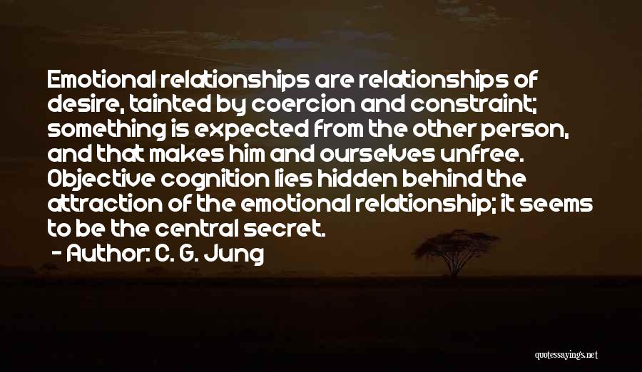 Secret Of Relationship Quotes By C. G. Jung