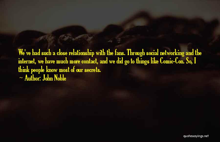 Secret Of Relationship Quotes By John Noble