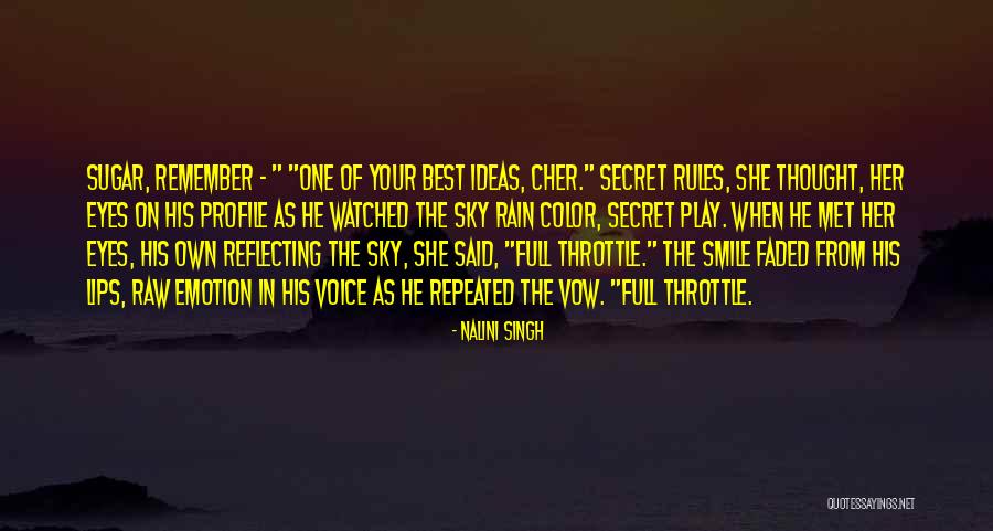 Secret Of Smile Quotes By Nalini Singh