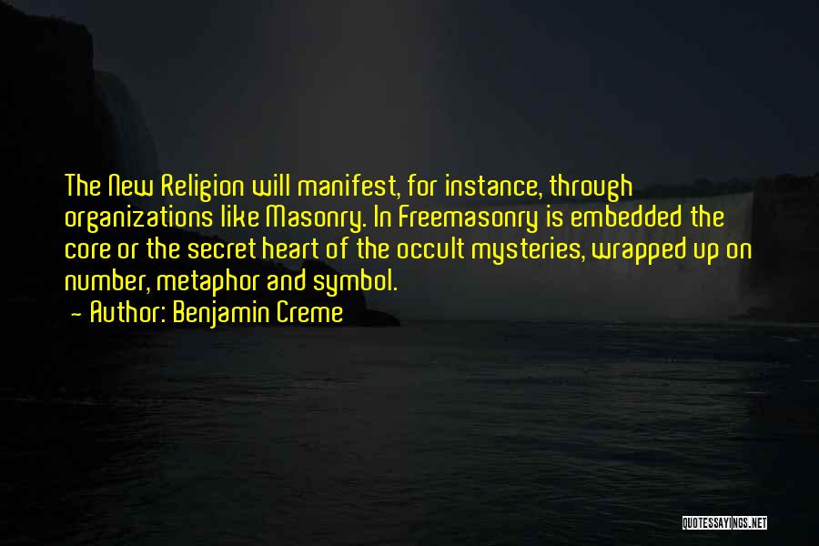 Secret Organizations Quotes By Benjamin Creme