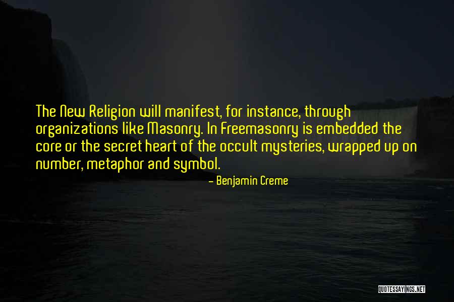 Secret Organizations Quotes By Benjamin Creme