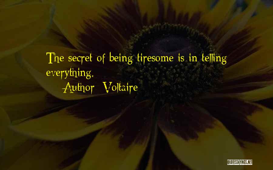Secret Relationships Quotes By Voltaire