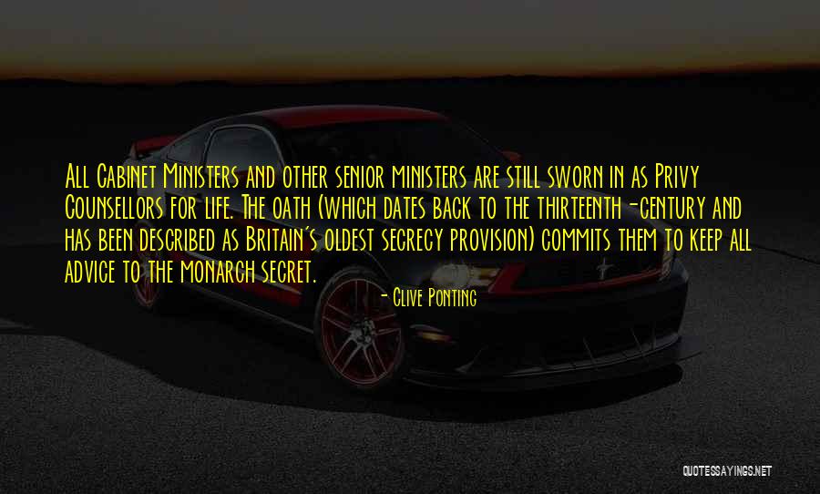 Secret Secrecy Quotes By Clive Ponting