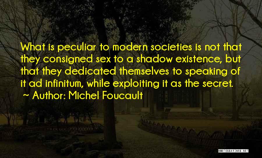 Secret Societies Quotes By Michel Foucault
