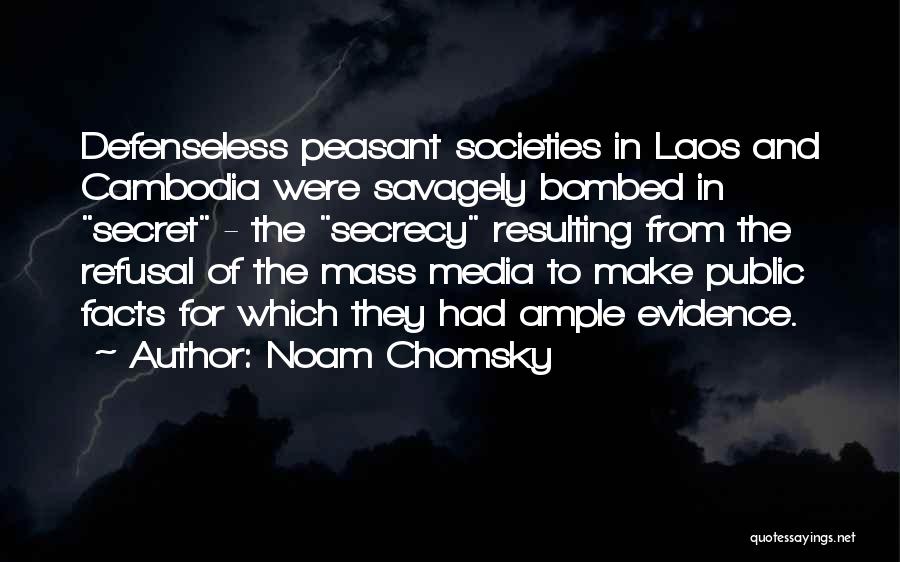 Secret Societies Quotes By Noam Chomsky