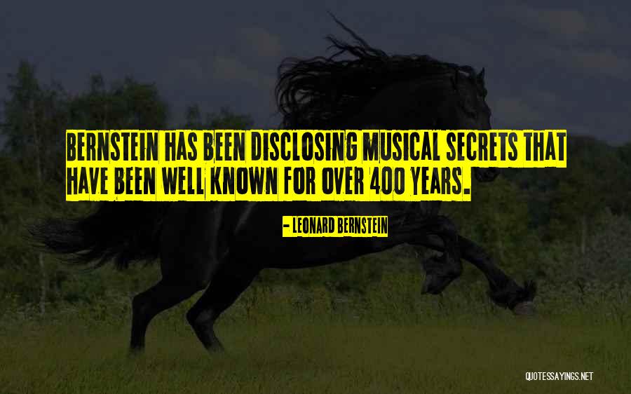 Secret That Quotes By Leonard Bernstein Secret That Quotes By Leonard Bernstein