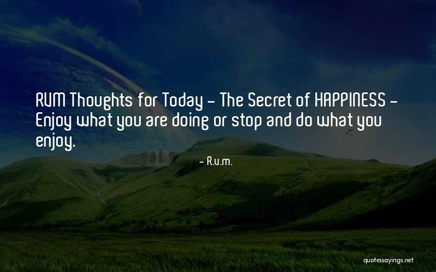 Secret Thoughts Quotes By R.v.m. Secret Thoughts Quotes By R.v.m.