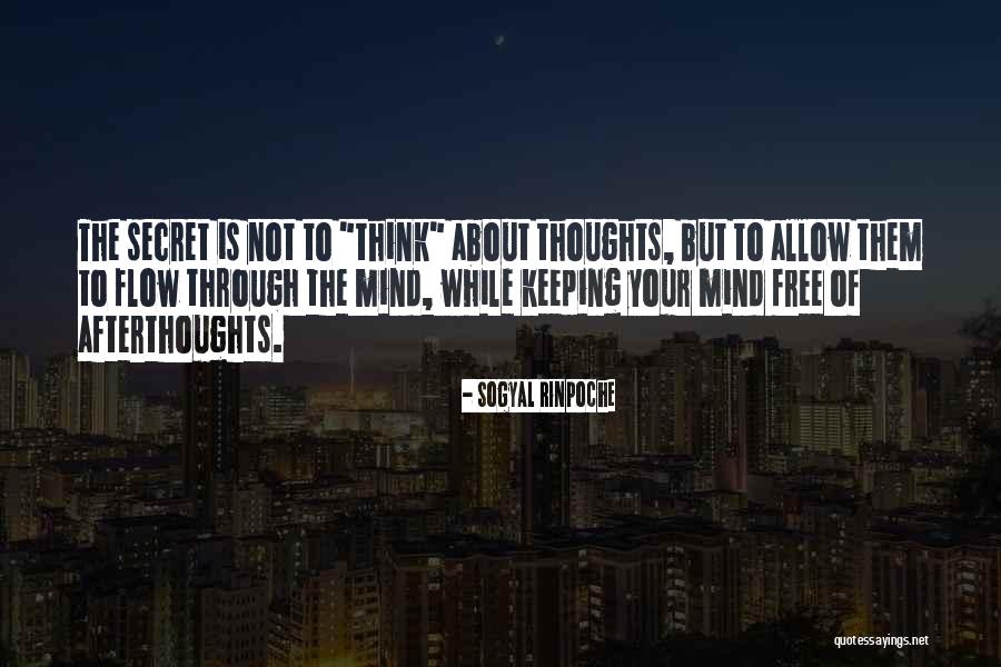 Secret Thoughts Quotes By Sogyal Rinpoche Secret Thoughts Quotes By Sogyal Rinpoche