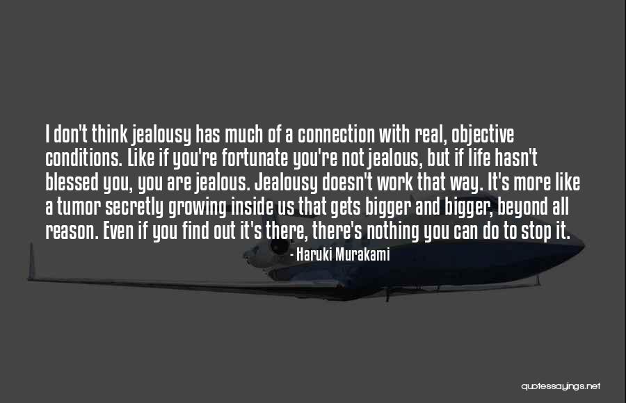 Secretly Jealous Quotes By Haruki Murakami