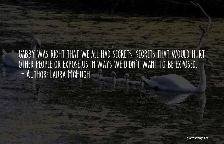 Secrets Exposed Quotes By Laura McHugh