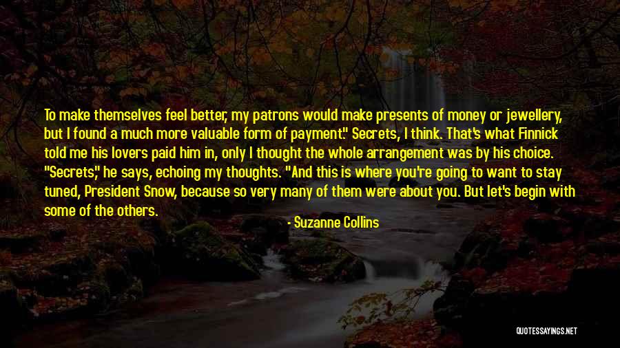 Secrets Lovers Quotes By Suzanne Collins Secrets Lovers Quotes By Suzanne Collins