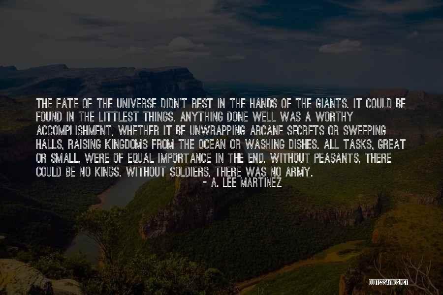 Secrets Of The Universe Quotes By A. Lee Martinez Secrets Of The Universe Quotes By A. Lee Martinez