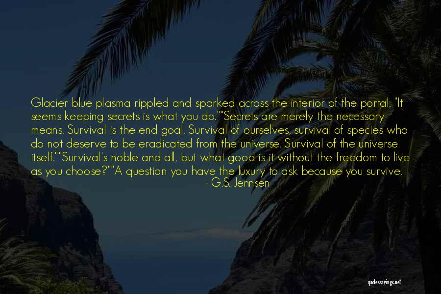 Secrets Of The Universe Quotes By G.S. Jennsen Secrets Of The Universe Quotes By G.S. Jennsen