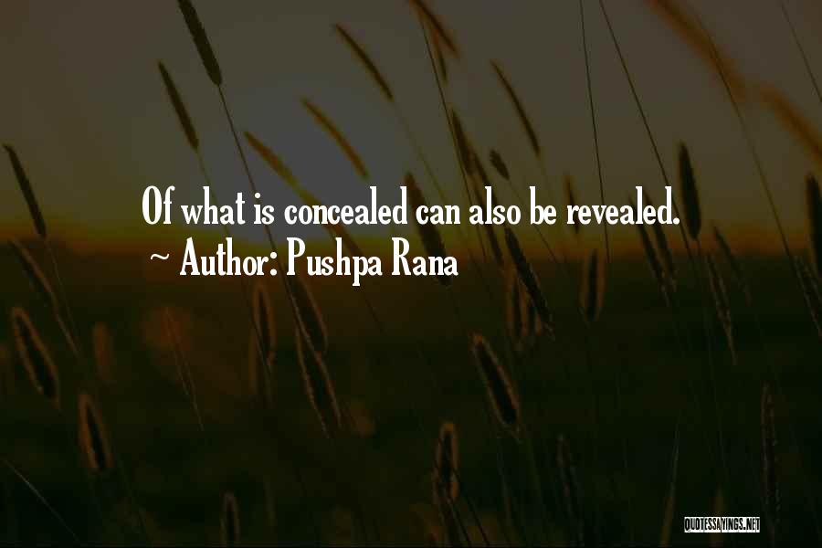 Secrets Revealed Quotes By Pushpa Rana