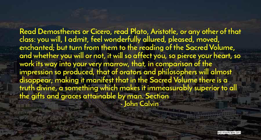 Section Quotes By John Calvin