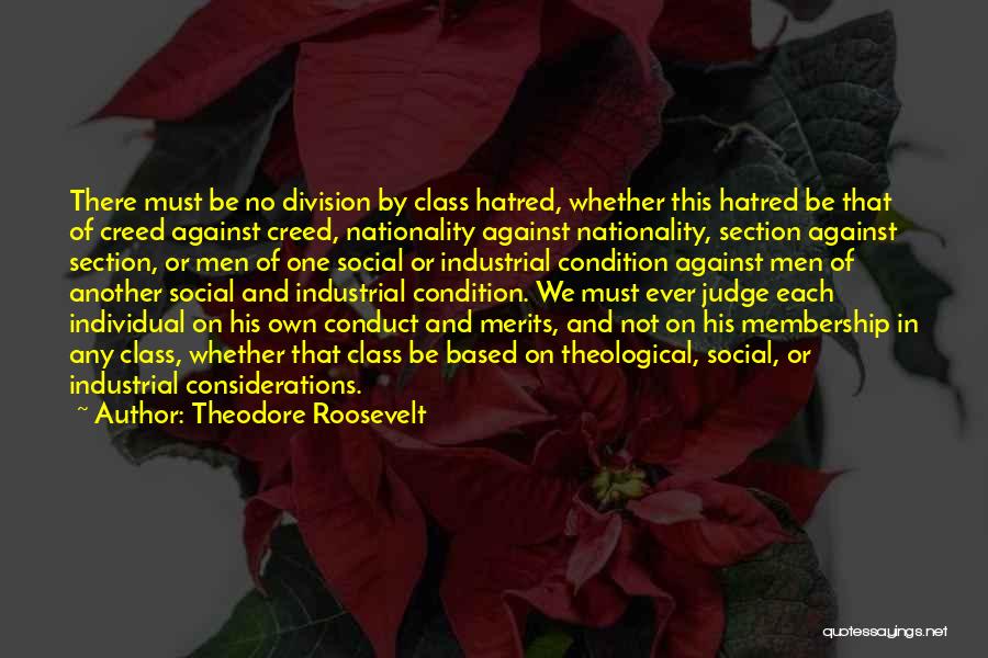 Section Quotes By Theodore Roosevelt