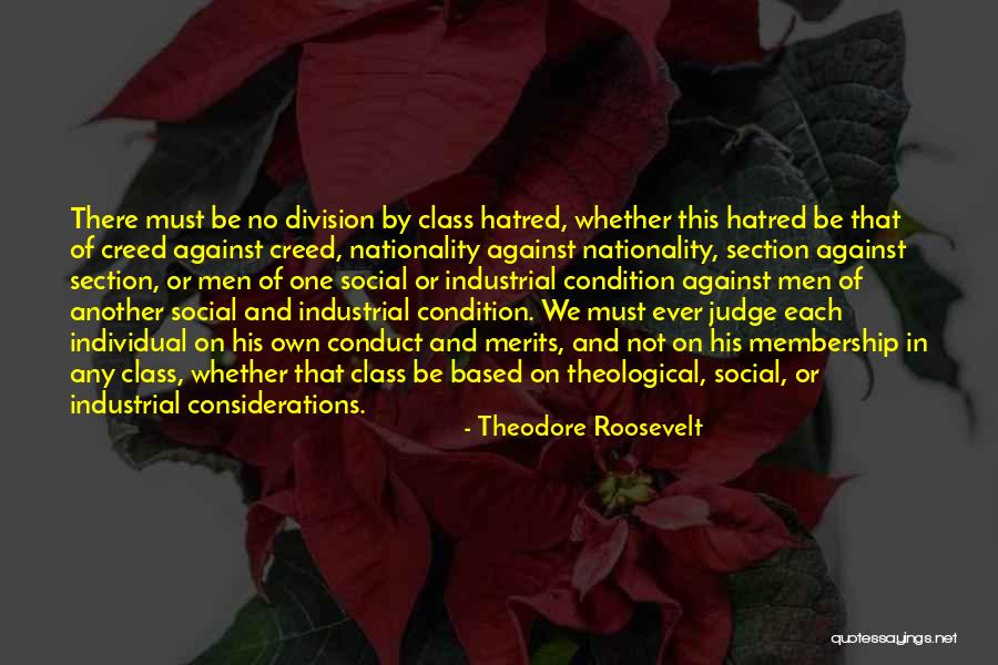 Section Quotes By Theodore Roosevelt