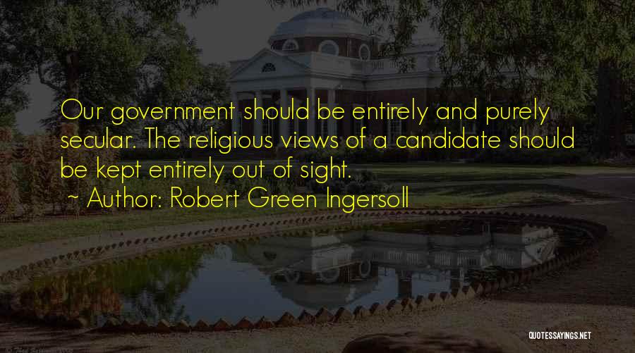 Secular Quotes By Robert Green Ingersoll