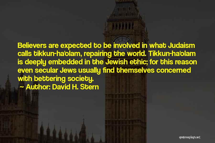 Secular Society Quotes By David H. Stern