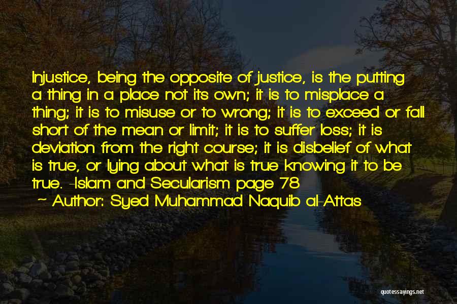 Secularism And Islam Quotes By Syed Muhammad Naquib Al-Attas