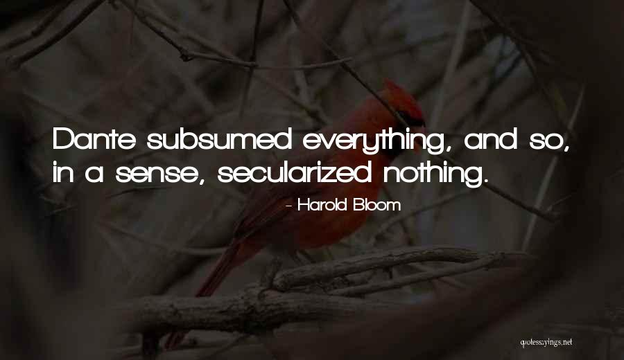 Secularized Quotes By Harold Bloom Secularized Quotes By Harold Bloom
