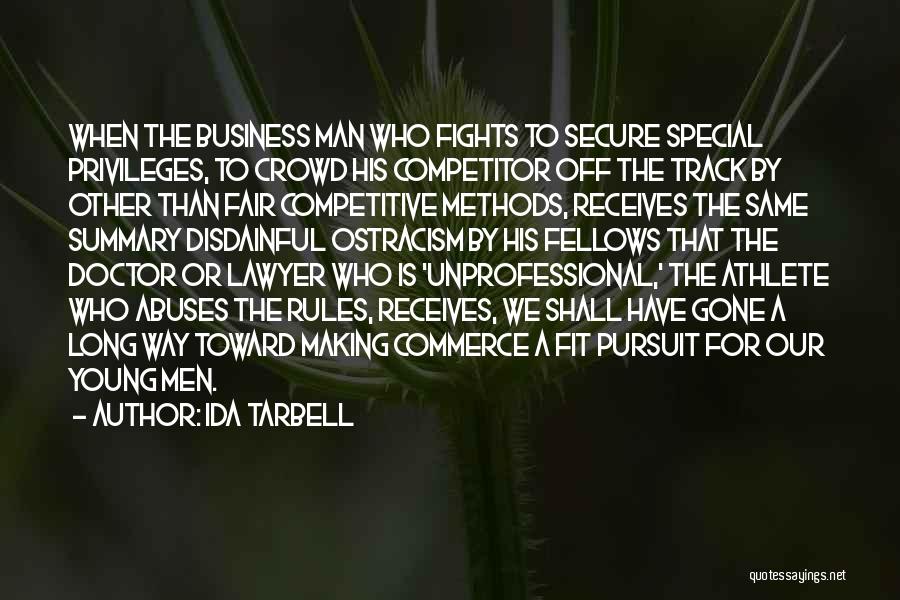 Secure Man Quotes By Ida Tarbell