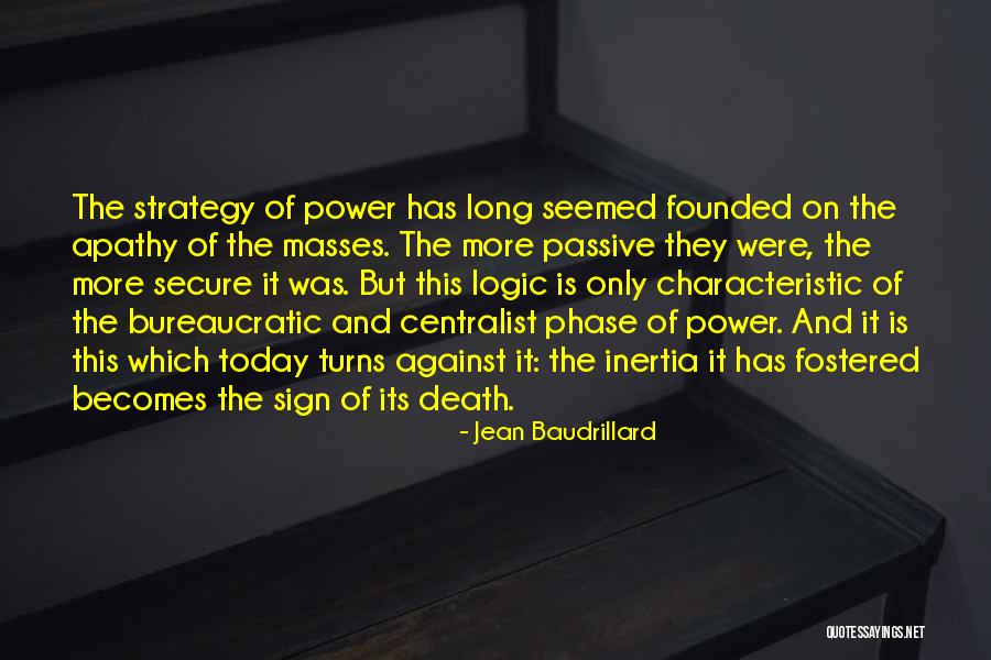 Secure Quotes By Jean Baudrillard