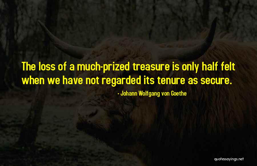 Secure Quotes By Johann Wolfgang Von Goethe