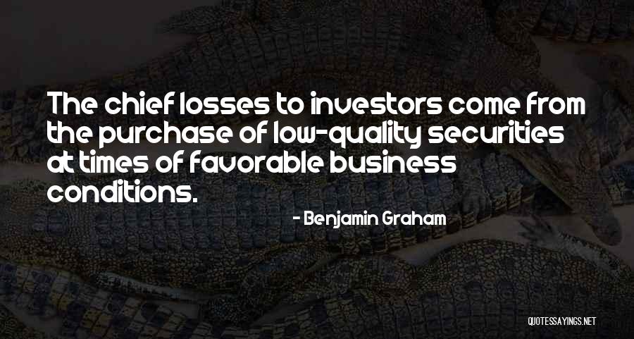 Securities Quotes By Benjamin Graham