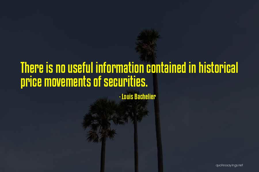 Securities Quotes By Louis Bachelier Securities Quotes By Louis Bachelier