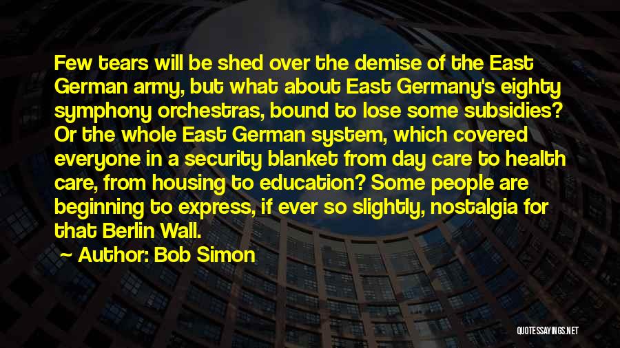 Security Blanket Quotes By Bob Simon