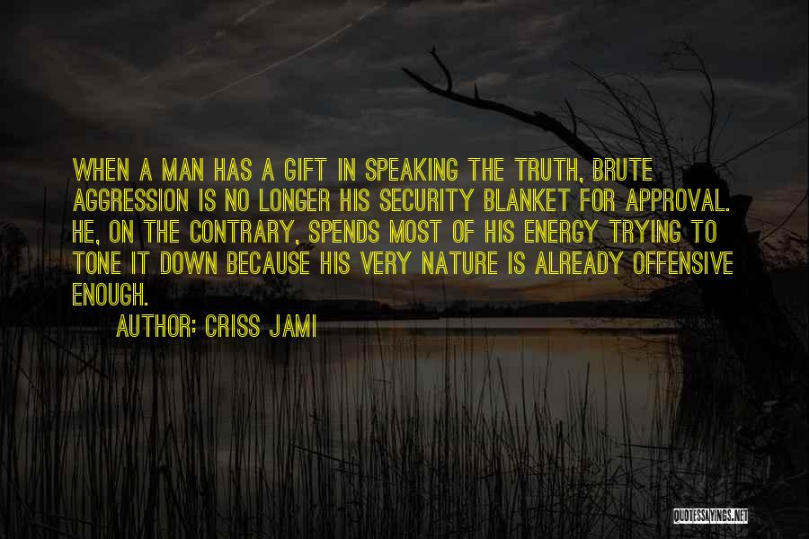 Security Blanket Quotes By Criss Jami